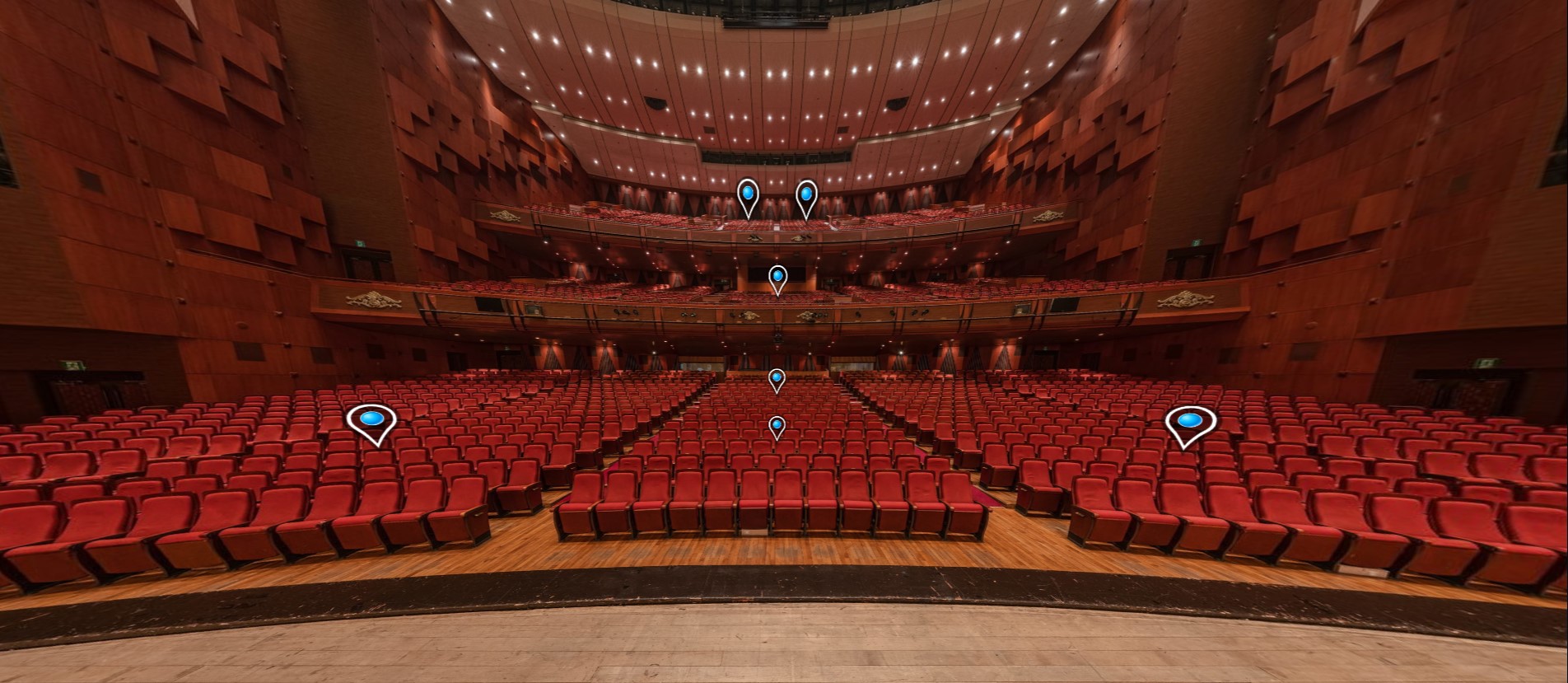 세종문화회관 세종 대극장 좌석 배치도 전경6