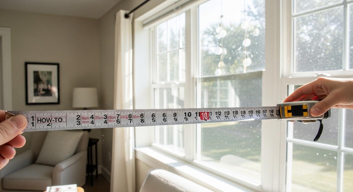 커튼 크기 재는법