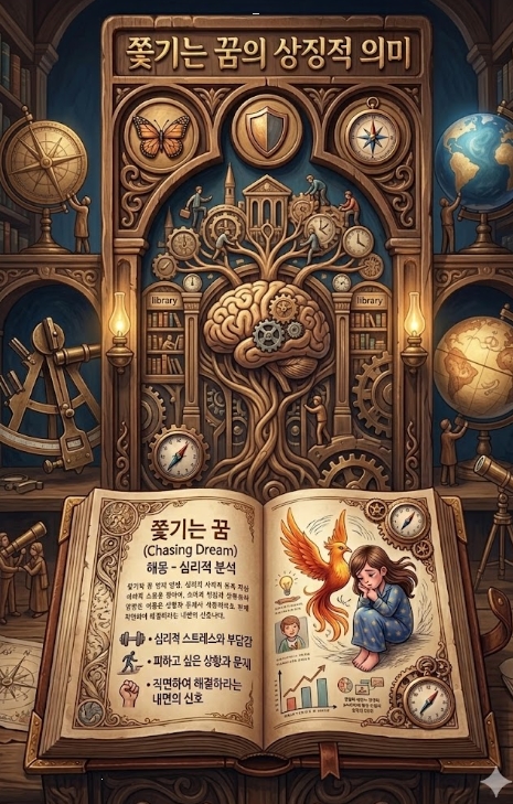 쫓기는 꿈해몽! 10가지 유형별 쫓기는 꿈해몽 총정리!