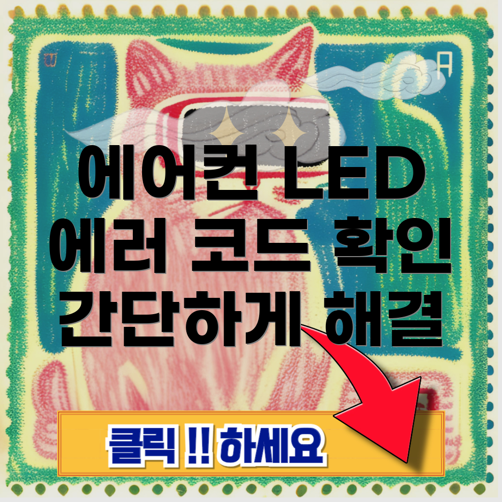 LED 에어컨 에러