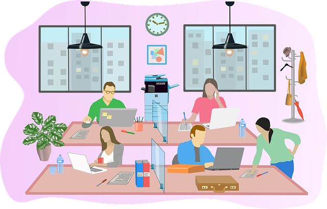 일하는 사람들 그림