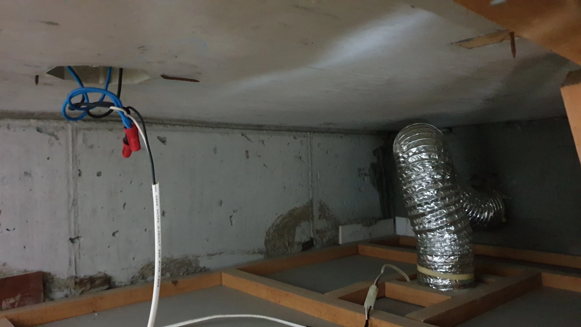 환풍기 설치 모습