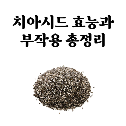 치아시드 효능과 부작용