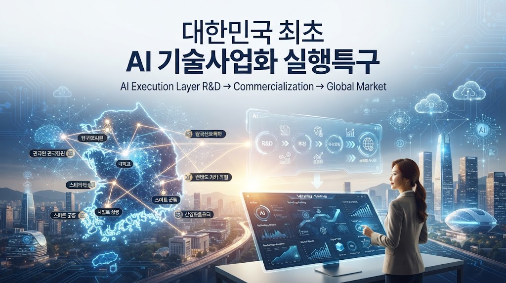 대한민국 최초 AI 기술사업화 실행 특구