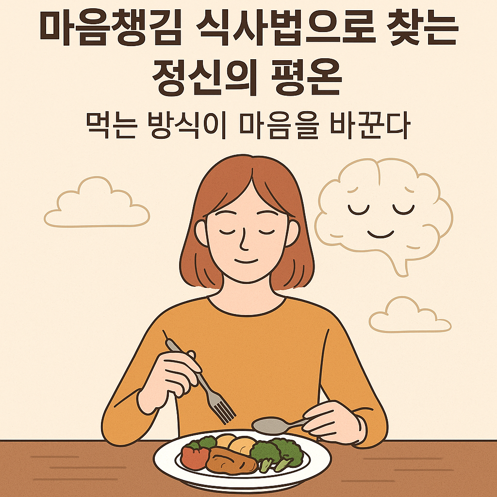 마음챙김 식사법과 정신 안정의 과학