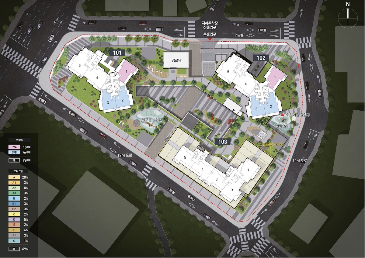 DMC 가재울 아이파크-단지배치도1