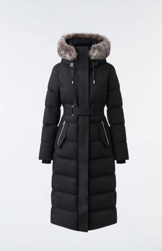 맥케이지 샤일라 투인원 네추럴/실버 퍼 다운 파카 Shyla 롱 패딩 점퍼