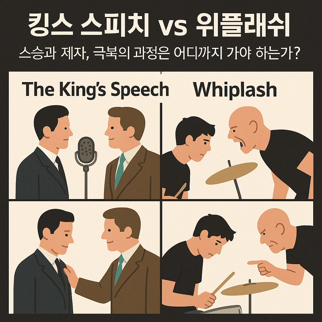 킹스 스피치 vs 위플래쉬