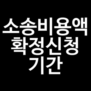 소송비용액 확정신청 기간