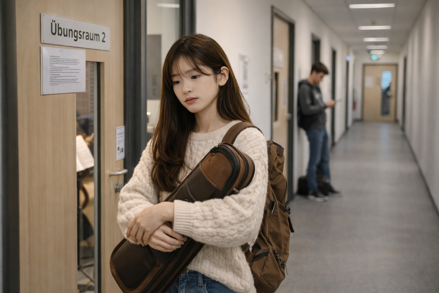 독일 유학 관련 이미지 (음대 연습실)