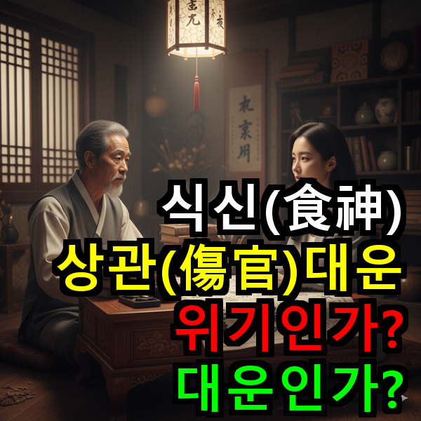 식신 상관 대운