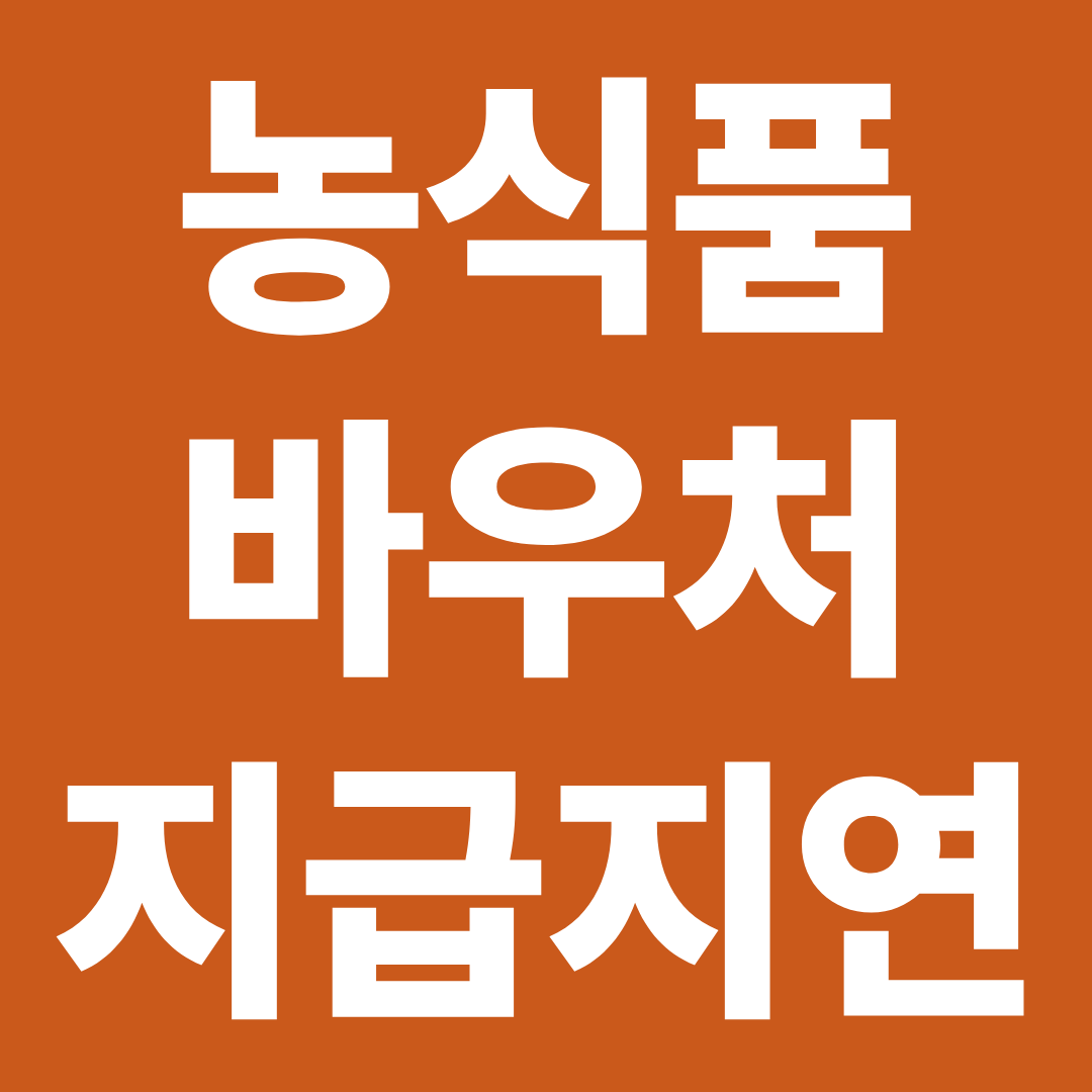 농식품 바우처 지급 안될 때 해결 방법 ❘ 지급 지연·탈락 사유·확인 방법 한눈에 정리