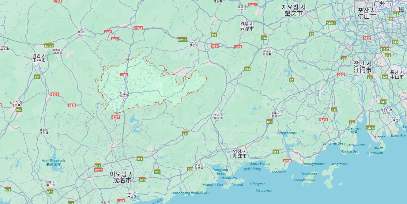 광둥성 마오밍 신이시