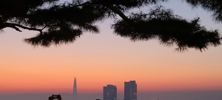 새해 응봉산 일출 심상치않다