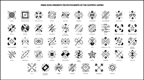 알트태그-파리올림픽 픽토그램