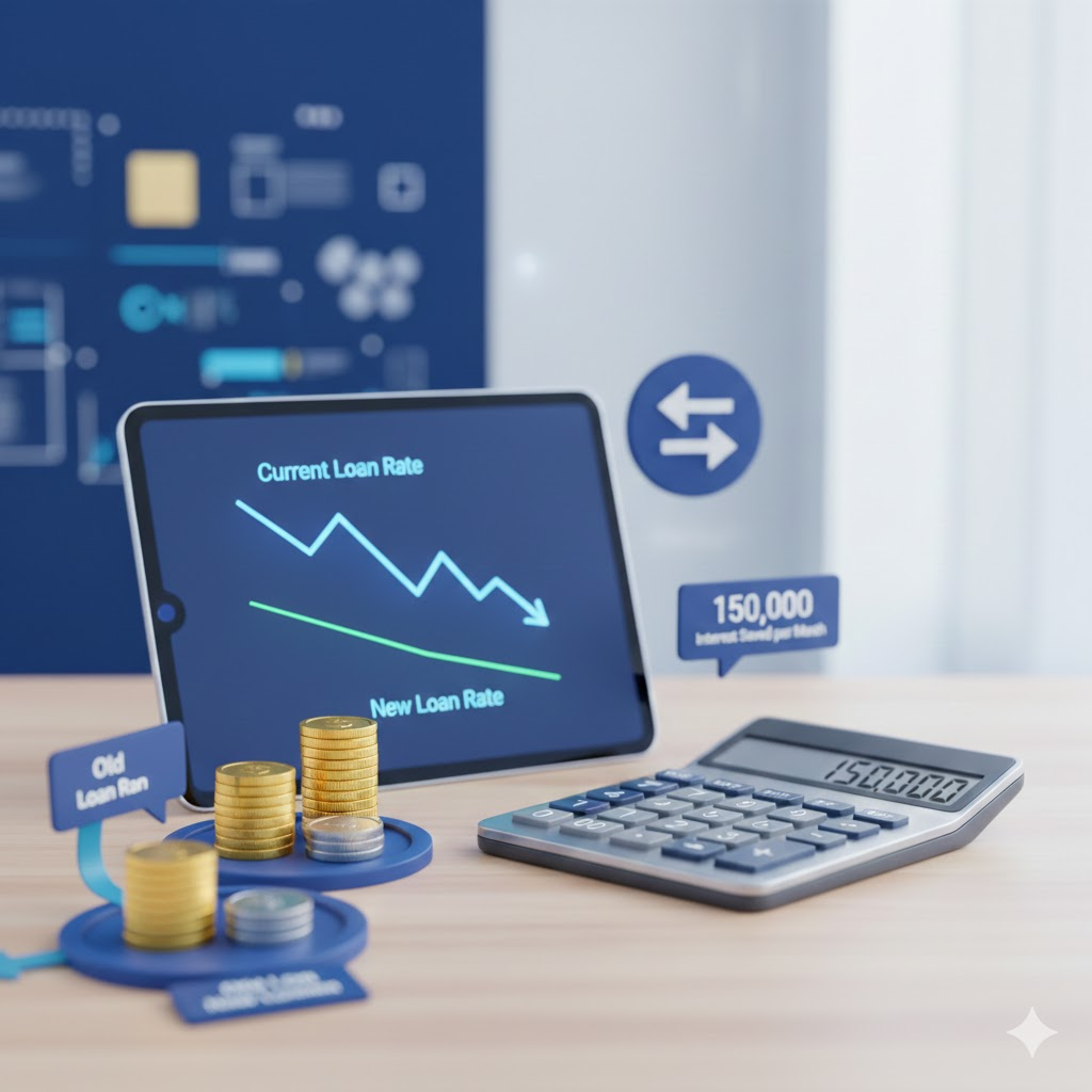 2026년 직장인 대출 갈아타기 전략 및 금리 인하 요구권 활용법 인포그래픽