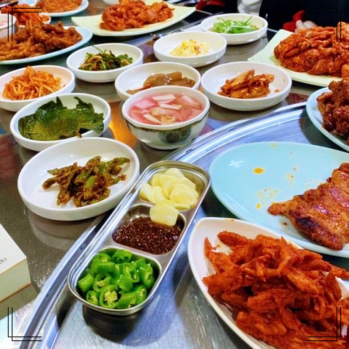강원-정선-닭목살구이-한상