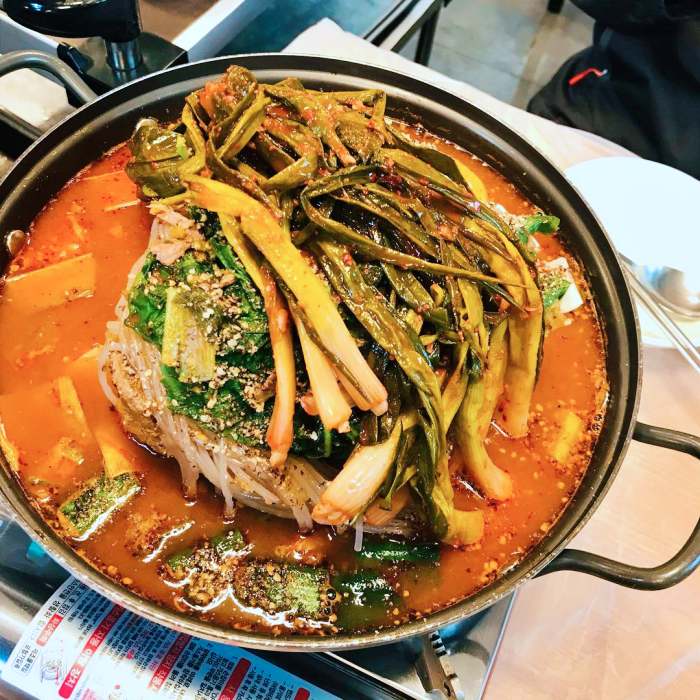 맛있는녀석들 산더미 파김치 감자탕