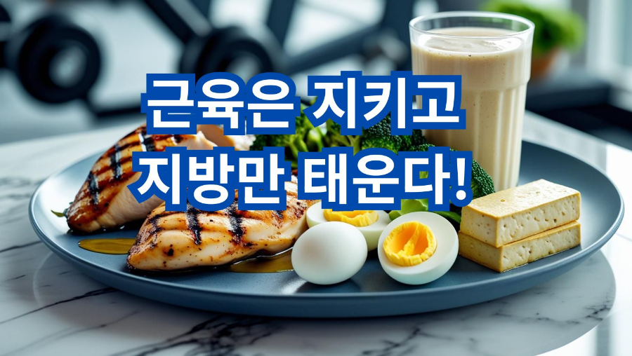 근육은 지키고, 지방만 태운다!