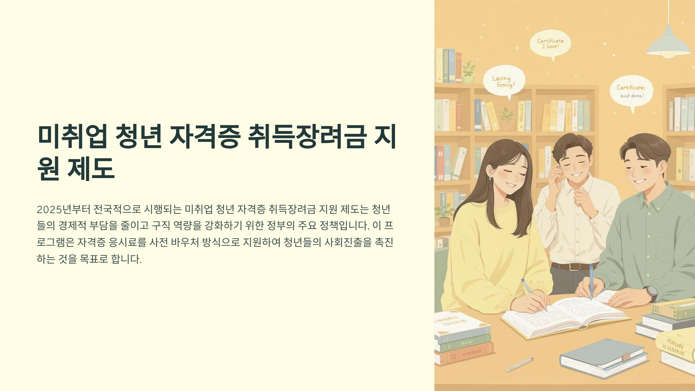 지원 제도 개요