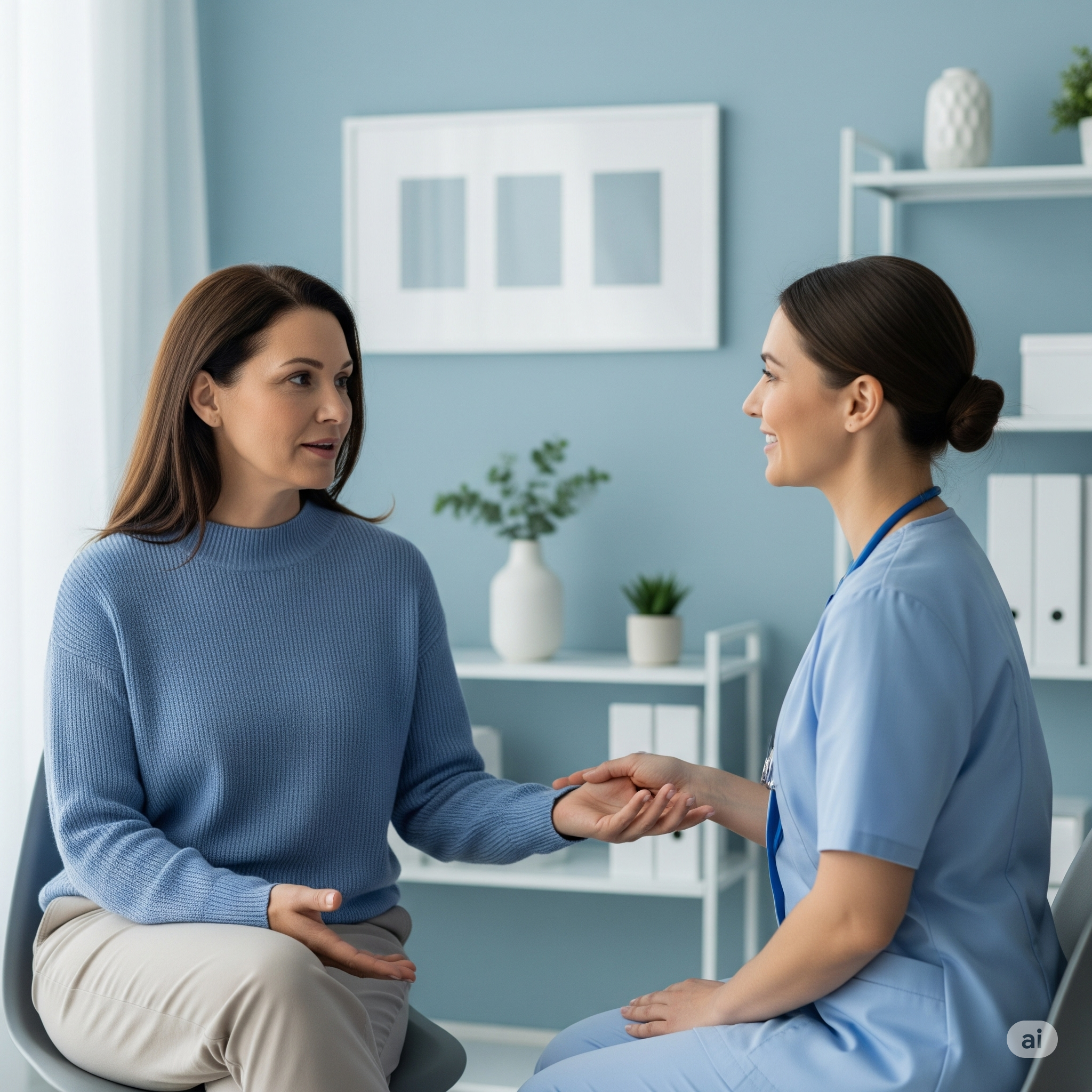 여성 갱년기, 혼자 끙끙 앓지 마세요: 어디서, 어떻게 상담받아야 할까? 관련이미지