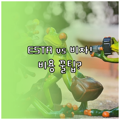 미국 ESTA와 비자, 비용 효율성 ..