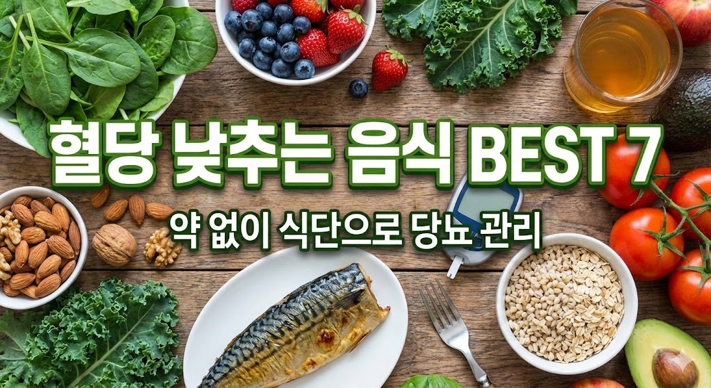 혈당 낮추는 음식