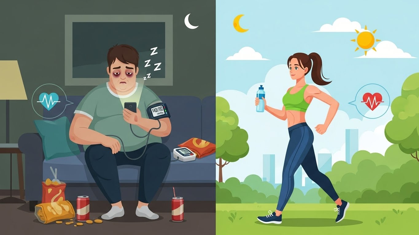 성인병 증가 이유 관련 사진