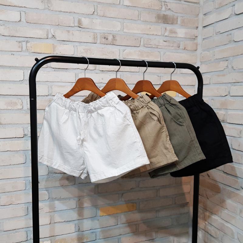 여자 밴딩 반바지