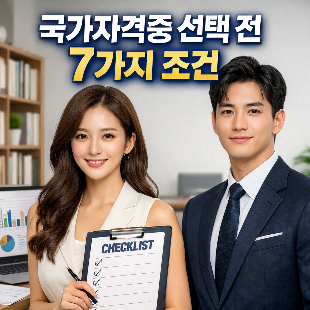 국가자격증 선택 전, 돈&middot;시간 낭비 막는 7가지 조건