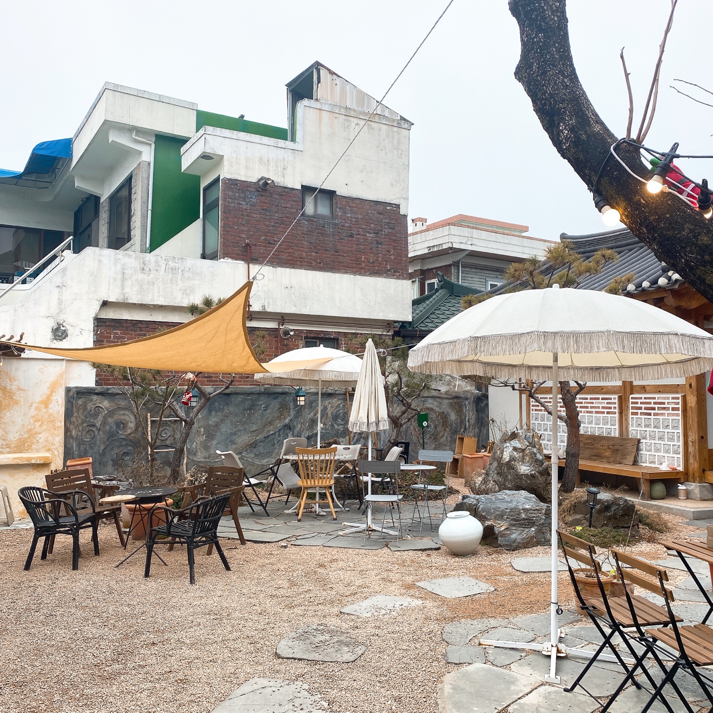 수원 화성 행궁 전통 한옥 카페 곶감말이 경안당