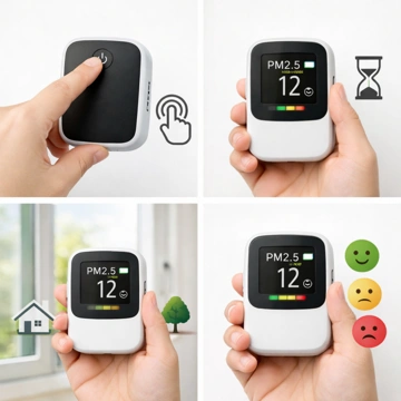 미세먼지측정기 사용법과 측정 방법 설명12