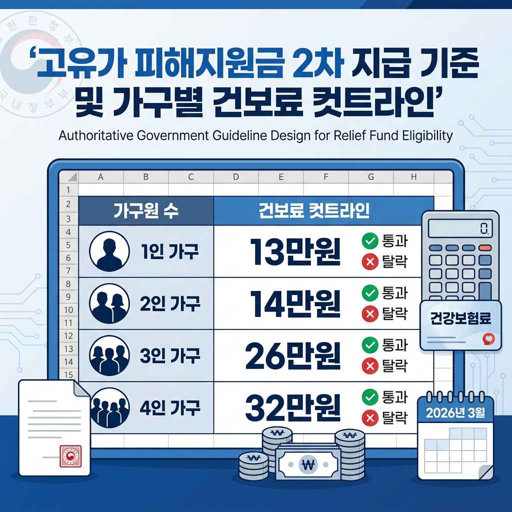 고유가 피해지원금 2차 지급 기준
