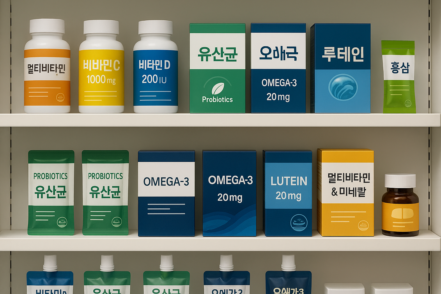 가상 편의점 건강기능식품 판매대