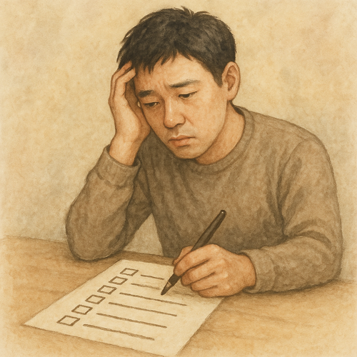 우울증-체크리스트