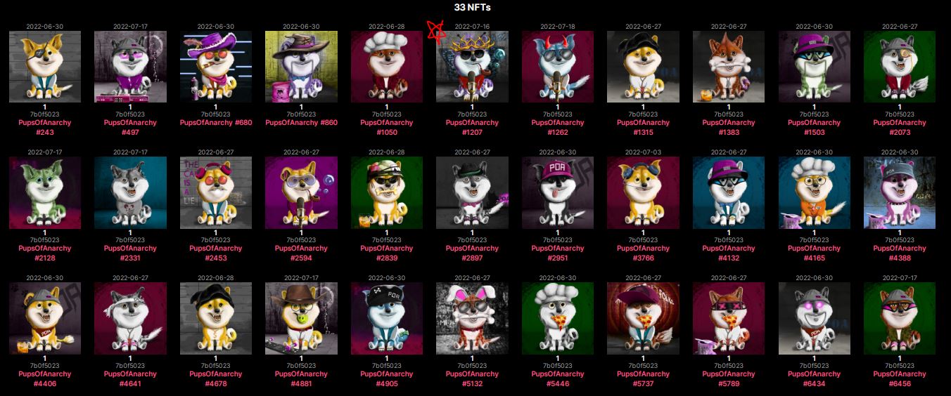 보유 Pups of Anarchy