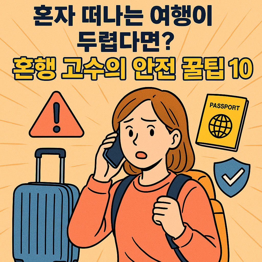 혼자 떠나는 여행이 두렵다면? 혼행 고수의 안전 꿀팁 10가지 관련사진
