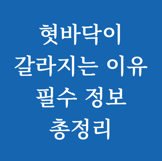 혓바닥이 갈라지는 이유 썸네일