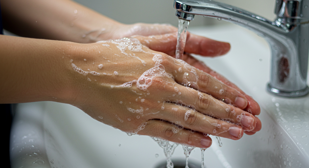 식중독 예방 손씻기 사진