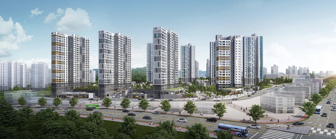 시흥 장현 서희스타힐스 조감도