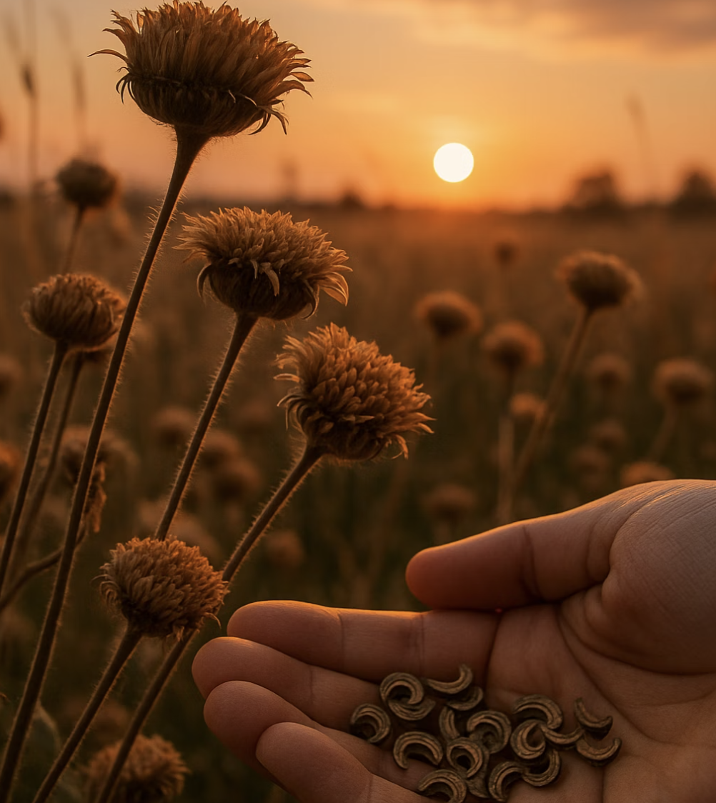 다음 해를 기약하는 씨앗 받기