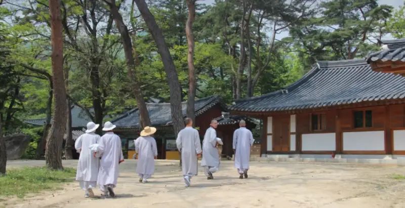 김천 직지사 승려들 사진