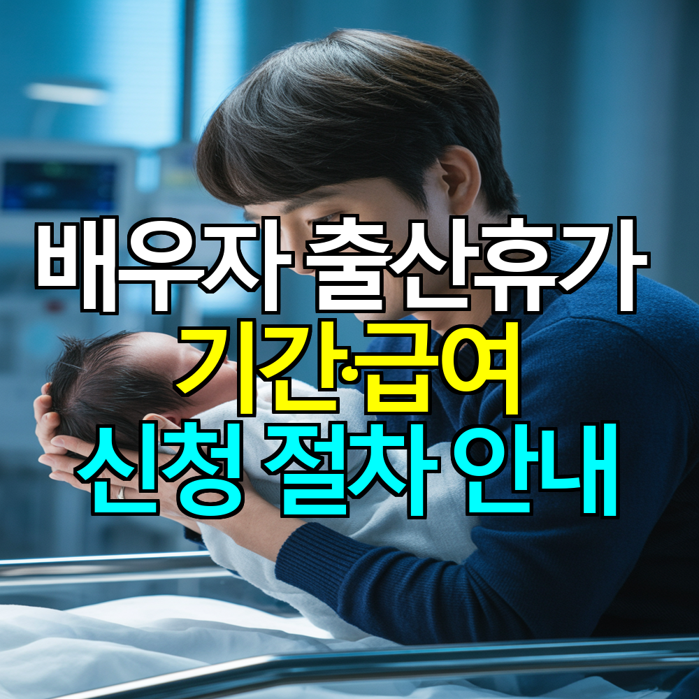 2025 배우자 출산휴가 완전정리 ❘ 기간·급여·신청 절차 안내