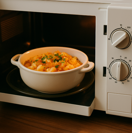 전자레인지 요리 이미지
