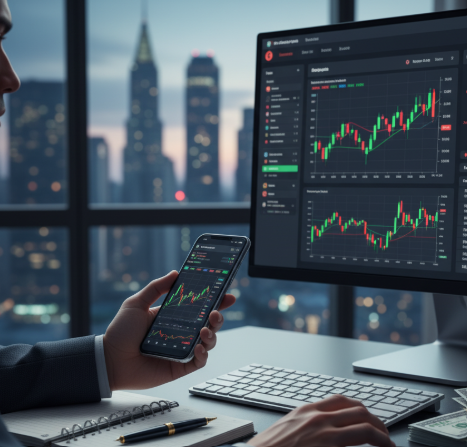 돈을 관리하는 모습