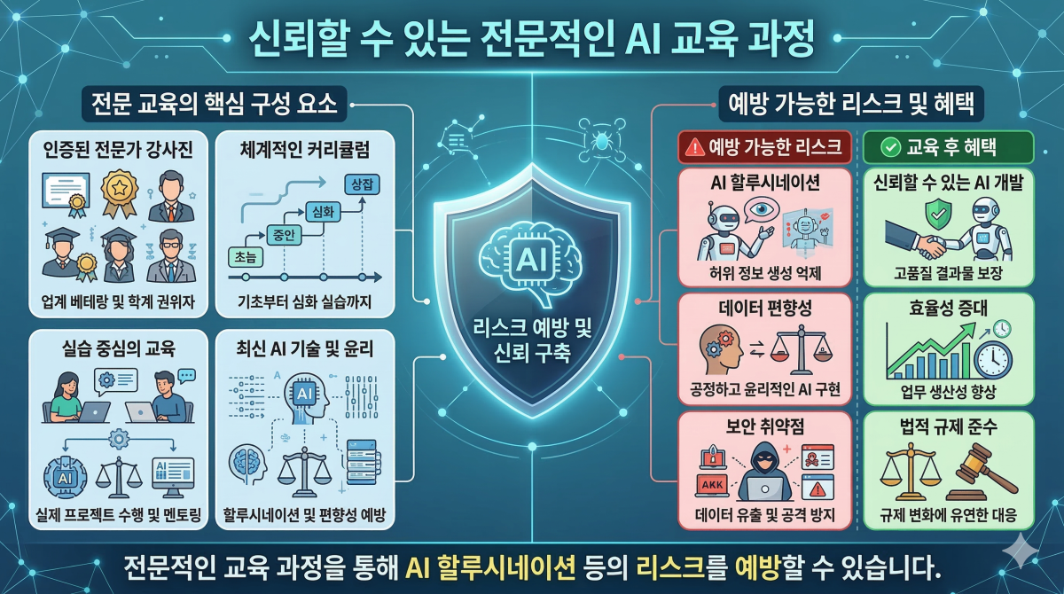 신뢰할수 있는 전문적인 교육 과정