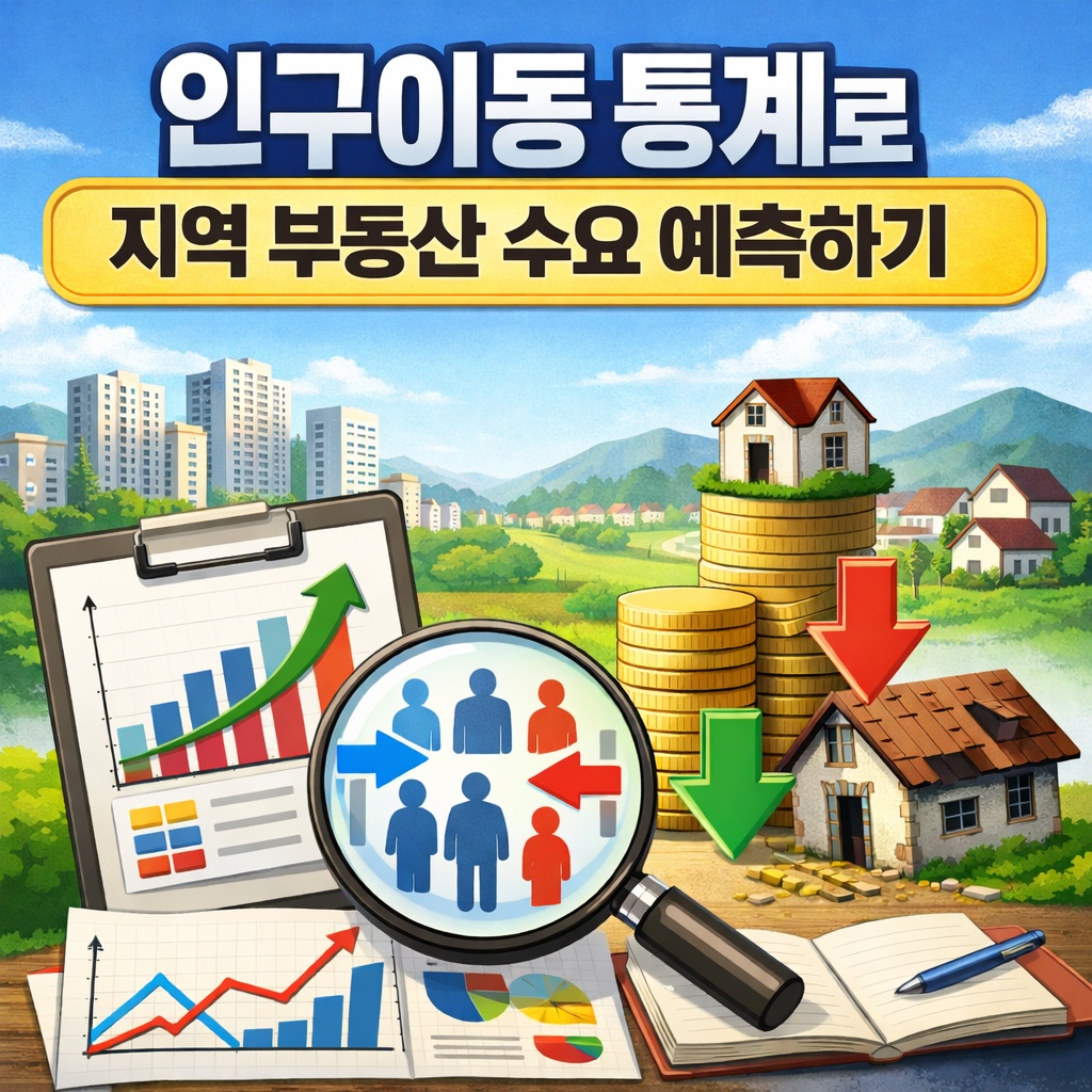 인구이동 통계로 지역 부동산 수요 예측하는 법