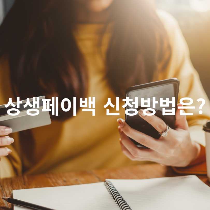 상생페이백 예상금액 조회 방법부터 신청방법까지