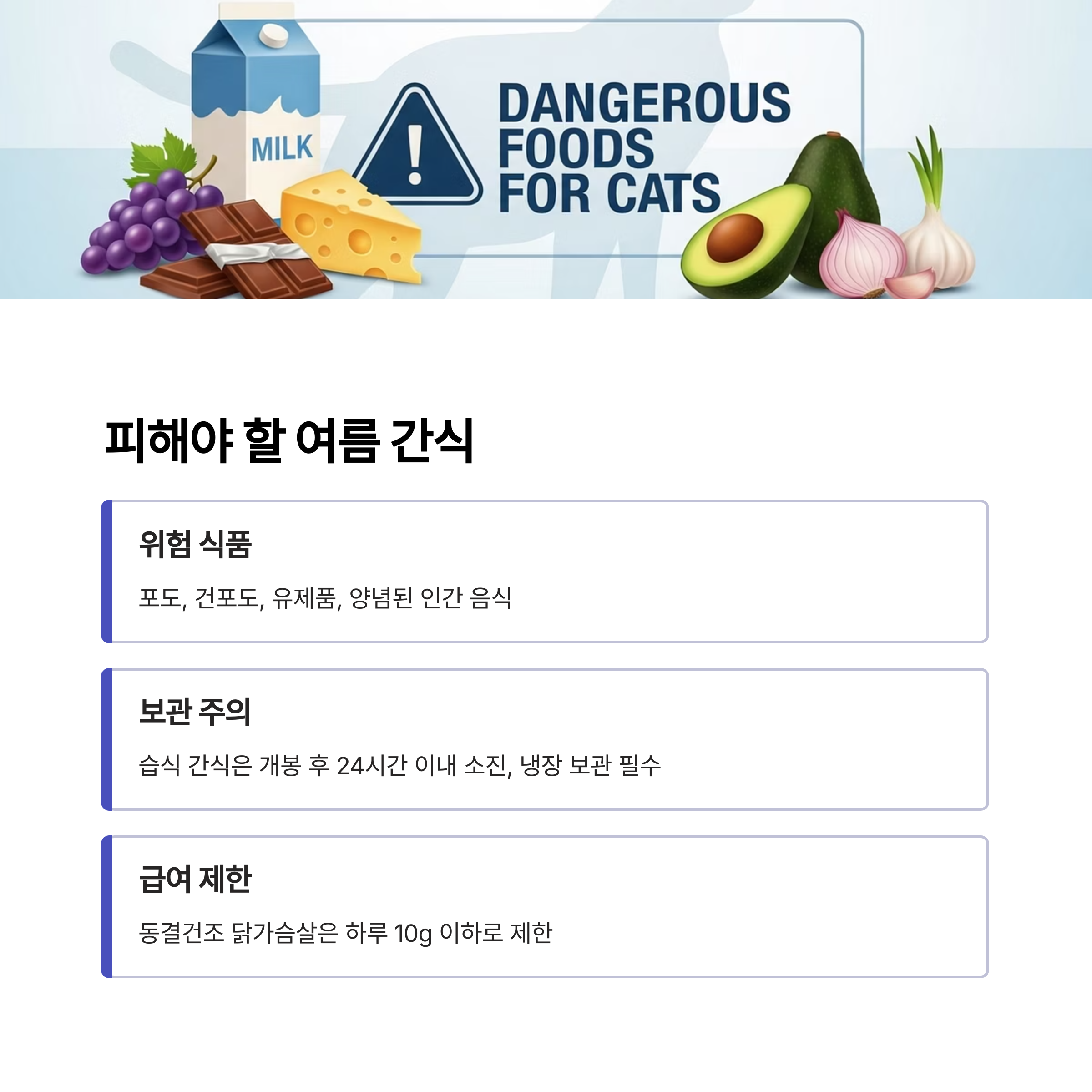 피해야 할 여름 간식