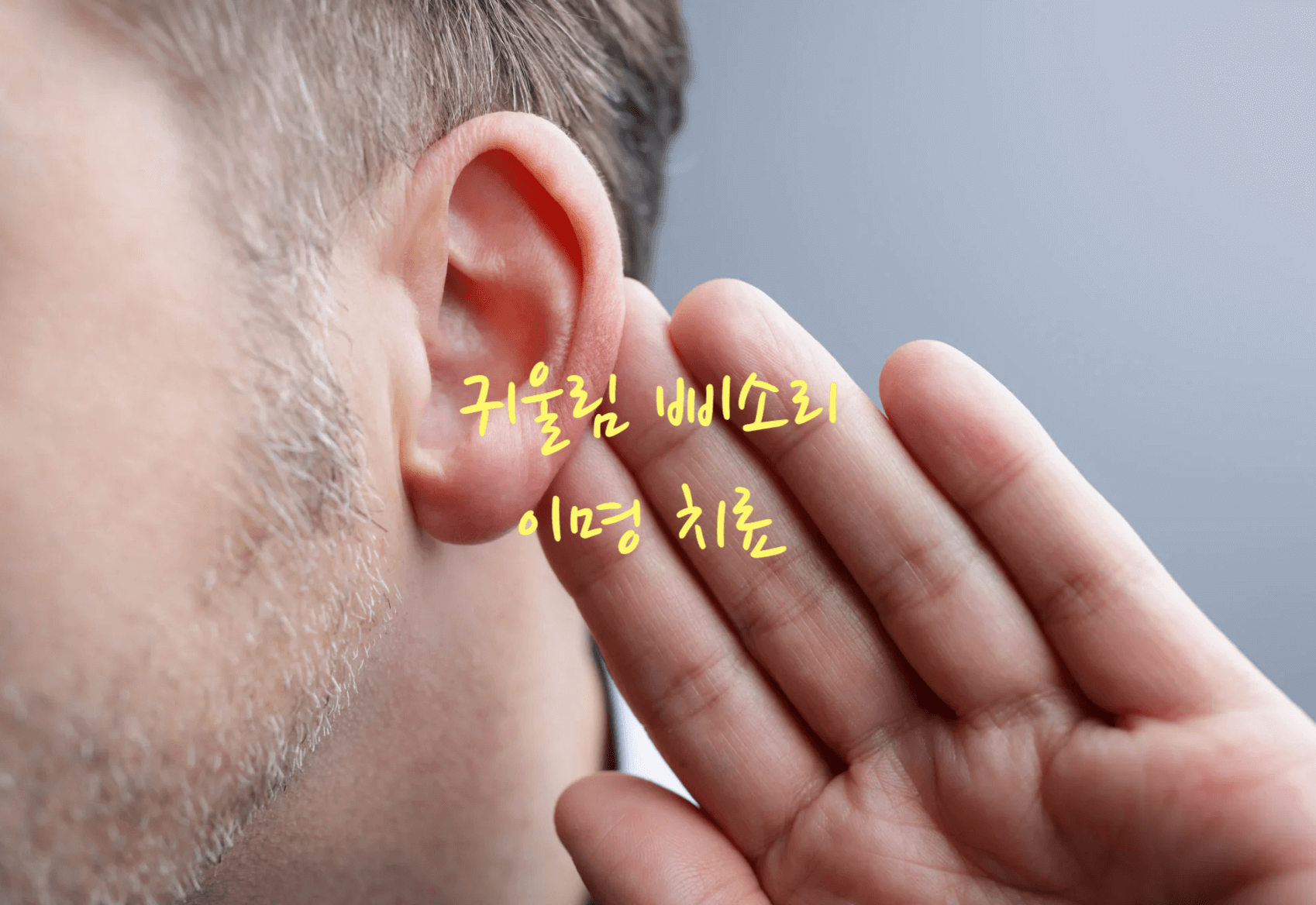 이명 삐소리